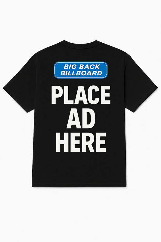 PLACE AD HERE - BIG BACK BILLBOARD
